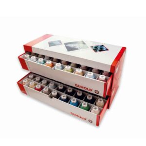 Gunold Poly Sparkle Selection Box - 54 Colours - 1000M